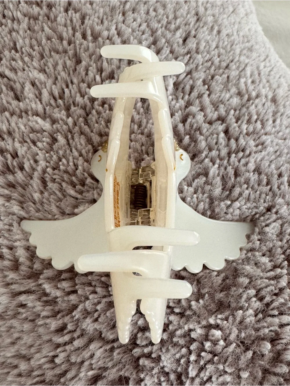 Coucou Suzette White Dove Hair Clip - Like New